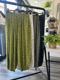 Polka Dot Balloon Leg Trousers