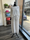 Polka Dot Balloon Leg Trousers