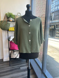 Sack Linen Button Down Top