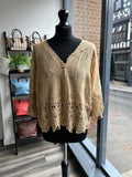 Embroidered Button Down Top