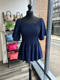 Shirred Bust Top