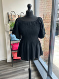 Shirred Bust Top
