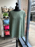 Embossed Boxy Top
