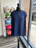 Embossed Boxy Top