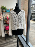 Cotton Crochet Cardigan