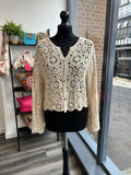 Cotton Crochet Cardigan