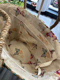 Large Basket Bag - Butterflies