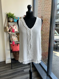 Sack Linen Frill Top