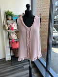 Sack Linen Frill Top