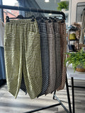 Gingham Tulip Trousers