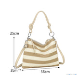 Rattan Shoulder Bag - Multi Neutral