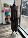 Cotton Barrel Leg Trousers