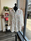 Broderie Sequin Shirt