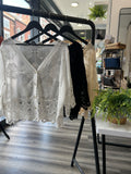 Broderie Crochet Button Down
