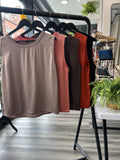 Sleeveless Satin Top
