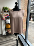 Sleeveless Satin Top