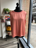 Sleeveless Satin Top