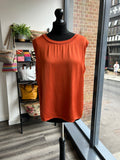 Sleeveless Satin Top