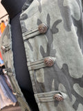 Camo Denim Jacket - Khaki