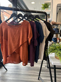 Cheesecloth Crossover Top