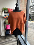 Cheesecloth Crossover Top
