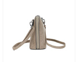 Faux Suede Crossbody Bag