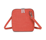 Faux Suede Crossbody Bag