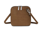 Faux Suede Crossbody Bag