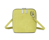 Faux Suede Crossbody Bag