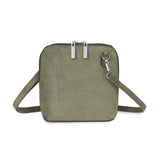 Faux Suede Crossbody Bag
