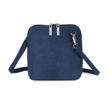 Faux Suede Crossbody Bag