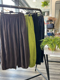 Needlecord Balloon Leg Trousers
