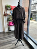 Needlecord Balloon Leg Trousers