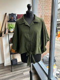 Needlecord Tie Top