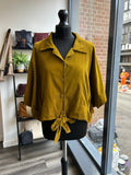 Needlecord Tie Top