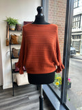 Frill Sleeve Batwing Jumper