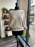 Frill Sleeve Batwing Jumper