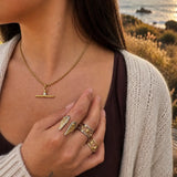 18ct Gold Plated Angel Wings Ring
