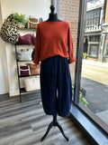 Heavy Corduroy Barrel Leg Trousers