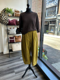 Heavy Corduroy Barrel Leg Trousers