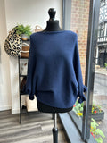 Batwing Frill Sleeve Jumpers