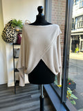 Soft Thin Knit Crossover Top