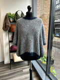Boxy Striped Knit - Navy