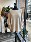 Batwing Ruched Balloon Sleeve