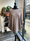 Batwing Ruched Balloon Sleeve