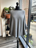 Batwing Ruched Balloon Sleeve