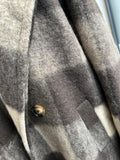 Checked Coat - Chocolate