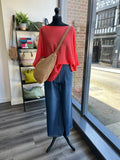 Raw Edge Fine Knit