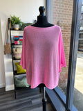 Raw Edge Fine Knit