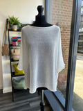Raw Edge Fine Knit